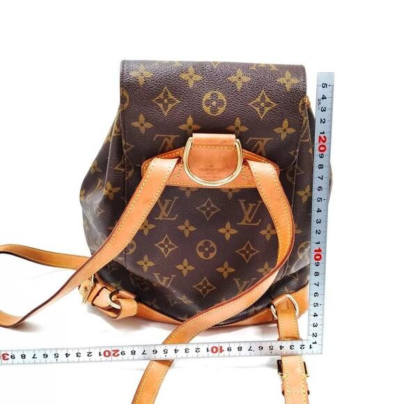 Louis Vuitton Montsouris Backpack MM Brown Canvas Vintage  SP0998 - Picture 2 of 15